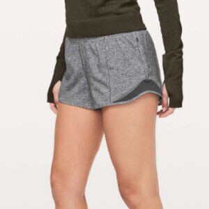 Lululemon Hotty Hot Short *High-Rise 2.5" Heather Lux Multi Black Size 12